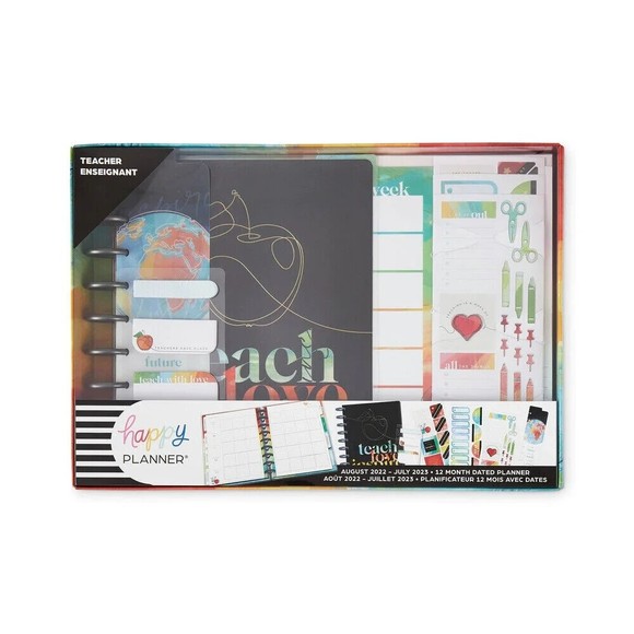 Happy Planner 12-Month Planner Box Kit-Teach Love Inspire Aug 2022 - Jul 2023 - Picture 1 of 6
